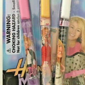 NEW DISNEY Hannah Montana 3 pack Baclip pen with rope necklace